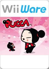 Pucca's Race for Kisses PAL Wii  box art